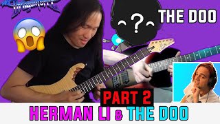 Guitar Teacher React to DragonForce  Herman Li with The Dooo  Play Ascend amp Chat Reaction Part 2 [upl. by Grossman]