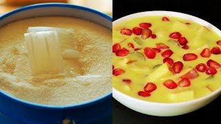 Easy Steps To Make Custard Powder  Homemade Custard Powder Recipe  MadhurasRecipe [upl. by Elish]