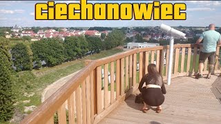 Ciechanowiec Panorama z wieży widokowej [upl. by Osyth]