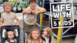 Life with 5 kids— and My Current Routine [upl. by Ecirpak]