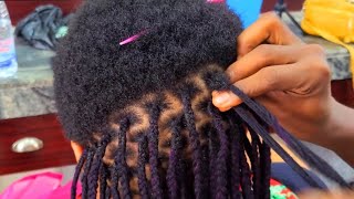 Box braids on short hair [upl. by Leilani]