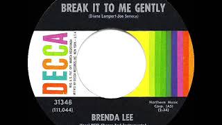 1962 HITS ARCHIVE Break It To Me Gently  Brenda Lee [upl. by Morris]