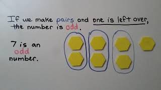 2nd Grade Math 11 Even and Odd Numbers [upl. by Oigolue956]