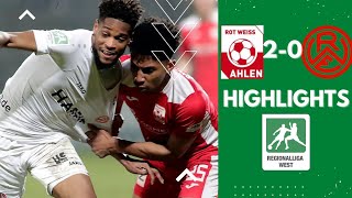 ROT WEISS AHLEN 20 ROT WEISS ESSEN  Regionalliga West  Highlights [upl. by Leahcimnaj]