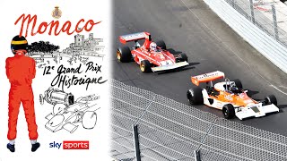 2021 Monaco Historique Qualifying  Classic F1 cars race around Monte Carlo [upl. by Krall]