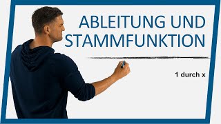 Ableitung amp Stammfunktion am Beispiel fx1x  Mathe by Daniel Jung [upl. by Alexandria]