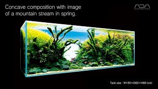 ADAview Concave composition with image of a mountain stream in spring [upl. by Nnywg]