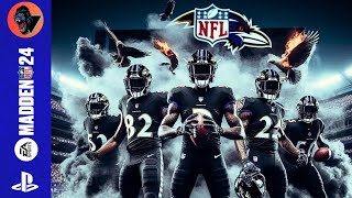 GAMEPLAY Ravens vs Bills LIVE MADDEN 24 [upl. by Thorfinn125]