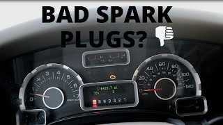 SYMPTOMS OF BAD SPARK PLUGS [upl. by Nabatse]