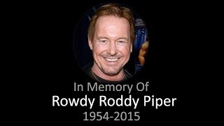 WWE quotRowdyquot Roddy Piper Tribute 19542015 [upl. by Eitac56]