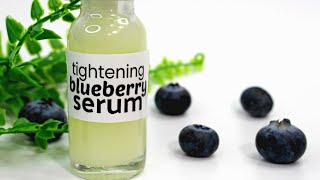 Tightening Blueberry Facial Serum  Anti Aging [upl. by Euqininod]