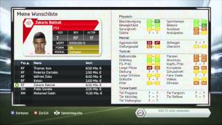 Fifa 14 Die besten Talente Rechtes Mittelfeld RMRF Standardkader [upl. by Atiuqcir129]