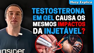 TESTOSTERONA EM GEL OU INJETÁVEL  Muzy Explica [upl. by Dickenson]