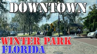 Winter Park  Florida  4K Downtown Drive [upl. by Queridas]