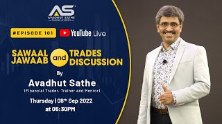 Episode101 YouTubeLive​ Stock Market Sawaal Jawaab with AvadhutSathe [upl. by Loise]