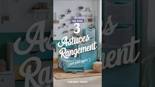 3 Astuces de Rangement pour Petit Espace [upl. by Reteid]