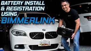 How To BMW Battery Replacement amp Register wBimmerLink DIY [upl. by Studley]