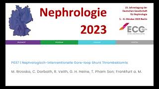 Nephrologie 2023 Nephrologischinterventionelle GoreIoop Shunt Thrombektomie [upl. by Broderic]