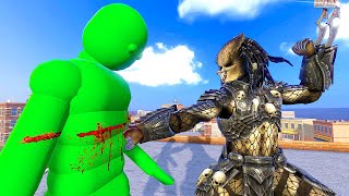 PREDATOR vs Ragdoll Army  Overgrowth Mods Gameplay [upl. by Sib]