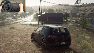 Volkswagen GTI  The Crew 2  Logitech g923 gameplay [upl. by Latashia]