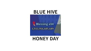 Bee Swarm Simulator  Blue Hive  Honey day boostRBC [upl. by Aylward]