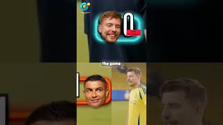 Hilarious Moments in Mr Beasts Football Challenge cristianoronaldo mrbeast footballchallenge [upl. by Fattal397]