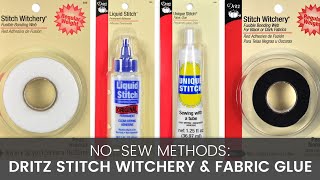 No Sew Methods Comparing Stitch Witchery amp Fabric Glue [upl. by Ceil]