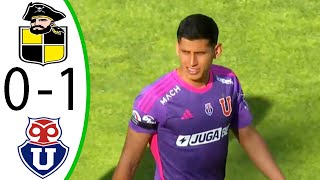 Coquimbo Unido vs Universidad de Chile 01 Resumen y Goles Completo  Copa Chile 2024 HD [upl. by Oicnedurp]