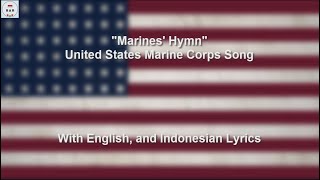 Marines Hymn  United States Marine Song  WIth Lyrics [upl. by Amberly]