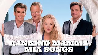 Ranking the Songs of Mamma Mia [upl. by Hsilgne]