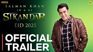 Sikandar  Official Trailer  Salman Khan Rashmika MandannaSuniel Shetty AR Murugadoss Concept [upl. by Stanwinn928]