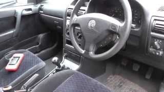 Vauxhall Opel Astra G Diagnostic OBD Port Video [upl. by Alemaj]