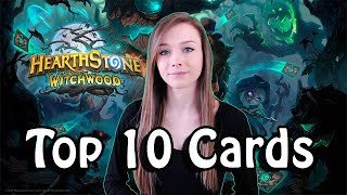 Hearthstone WITCHWOOD Top 10 Meta Cards [upl. by Iams527]