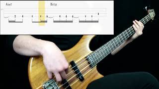 Jamiroquai  Virtual Insanity Bass Cover Play Along Tabs In Video [upl. by Yt]