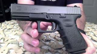 Glock G23 Gen 3 40SW SemiAutomatic Pistol Overview  Texas Gun Blog [upl. by Enirolf]