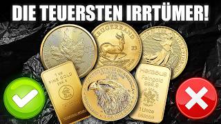 1 Unze GOLD kaufen Die Irrtümer der meisten Investoren [upl. by Mayman]