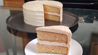 Homemade Caramel Buttercream Cake [upl. by Shakti]