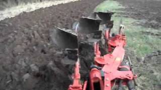 john deere 6400 and gregoire besson 3 furrow plough [upl. by Hekker329]