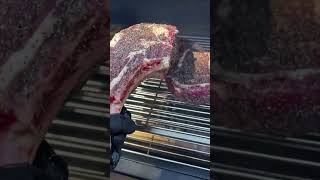 SHORTS Wicked BBQs Tomahawk Steak  Pit Boss Grills [upl. by Strain]