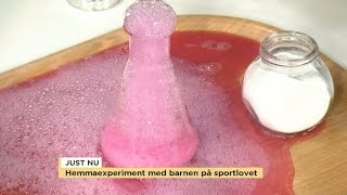 Testa skojiga experiment med barnen hemma  Nyhetsmorgon TV4 [upl. by Zilvia]