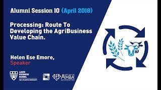 Processing Route To Developing the AgriBusiness Value Chain [upl. by Delores]