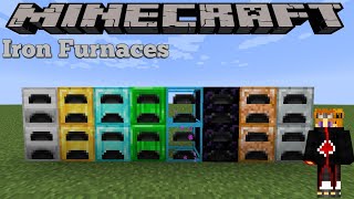 IRON FURNACES MOD UPDATED  MINECRAFT 1152 MOD SHOWCASE [upl. by Neelsaj]