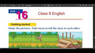 Class 8 English unit 16exercisegrade 8 English unit 16Exercise [upl. by Calla]