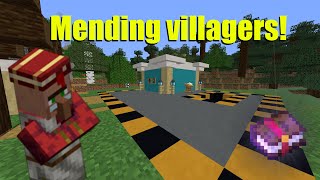 Minecraft How to get a Mending Villagers [upl. by Googins253]