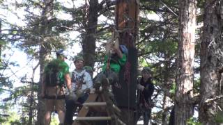 Grizzly Falls Ziplining Expedition  Skagway Alaska [upl. by Beth]