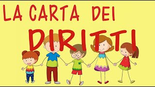 La Carta dei Diritti 20 novembre giornata dei diritti dei bambini con testo in descrizione [upl. by Ingles808]