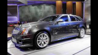 2011 Cadillac CTSV Sport Wagon 2010 New York Auto Show [upl. by Vatsug]