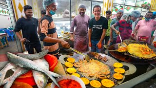 First Time in Bangladesh 🇧🇩 VOLCANO MUSTARD FISH FRY  Street Food in Dhaka [upl. by Cagle]