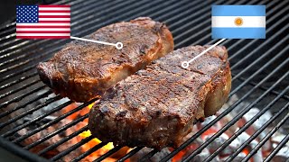 Probando Carne Argentina por primera vez  La Capital [upl. by Melitta]