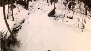 A fun fatbike trail in Vermont [upl. by Naitsirhk]